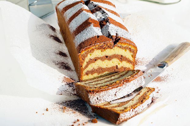 Zebra-Schokoladencake
