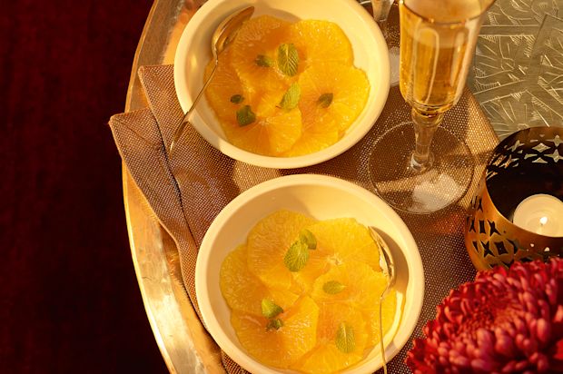Orangensalat mit Zimt