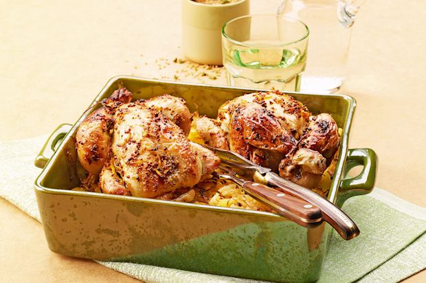 Coquelets auf Sauerkraut