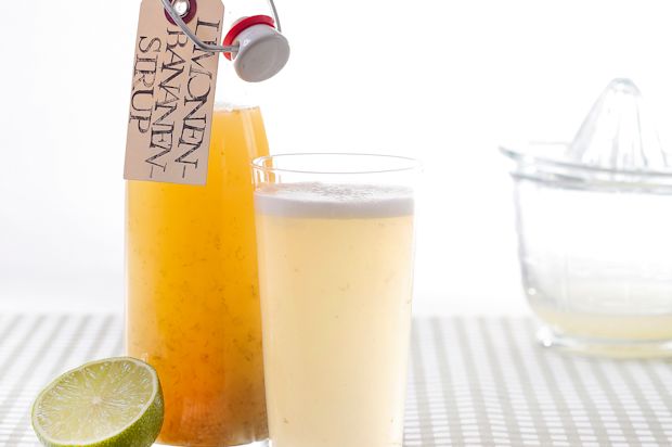 Limetten-Bananen-Sirup