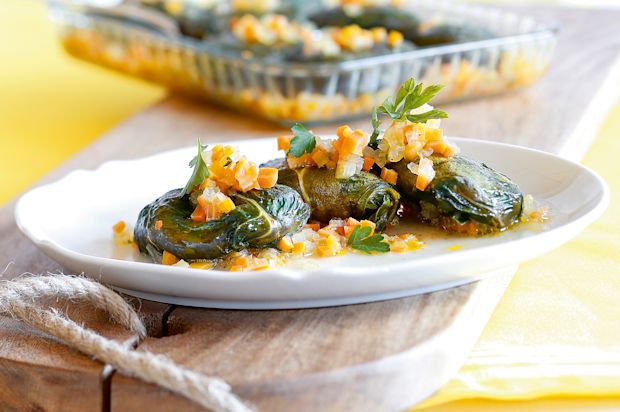 Laubfrösche mit Zitronen-Polenta