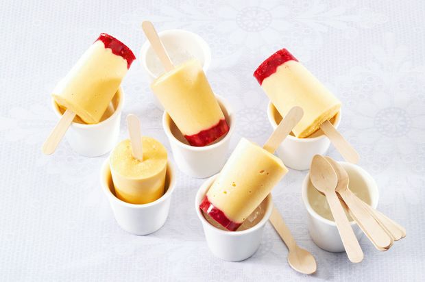 Mangoglace am Stiel