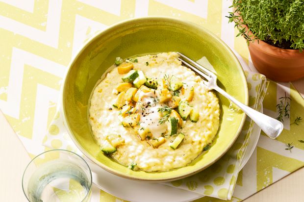 Zucchetti-Risotto mit Taleggio