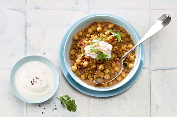 Süss-saures Linsen-Dal
