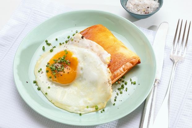 Croque Madame im Filoteig