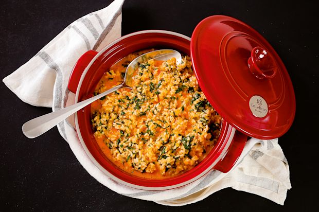 Krautstiel-Risotto