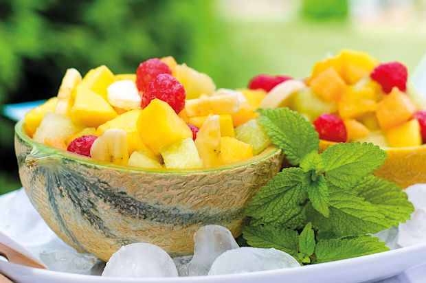 Gefüllte Melonen