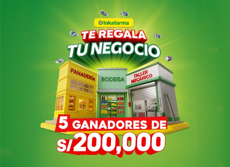 sorteo inkafarma te regala tu negocio