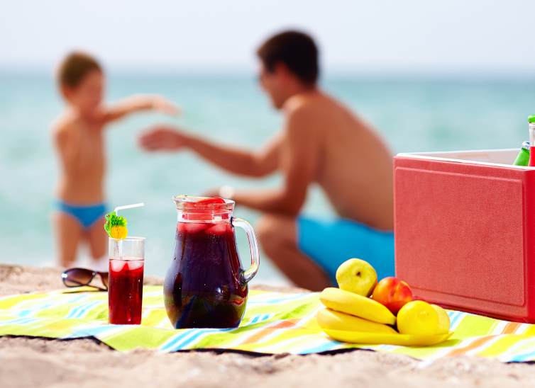 6-Snacks saludables para playa