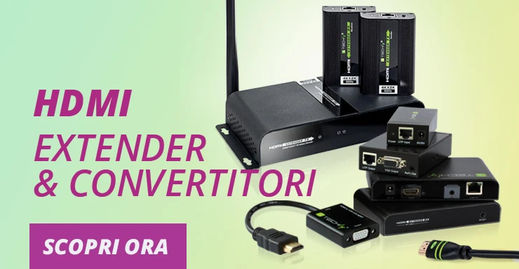 Scopri Extender e Convertitori HDMI