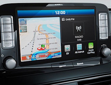 8" touch screen med DAB+, infinity ljud och navigation