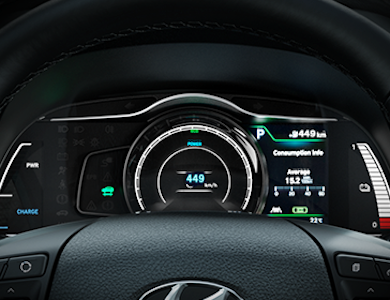 7" SuperVision display i instrumentgrupp