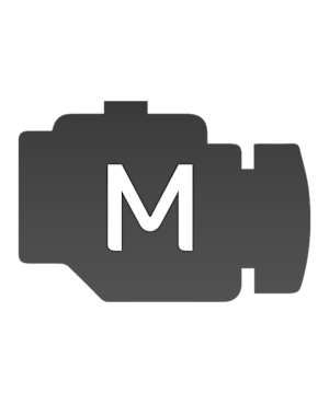 Pictogram motorer m bensin
