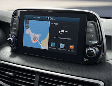 8" touch screen infotainment system med navigation