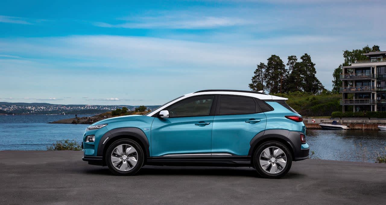 Hyundai kona electric july2018 25 exterior compressor