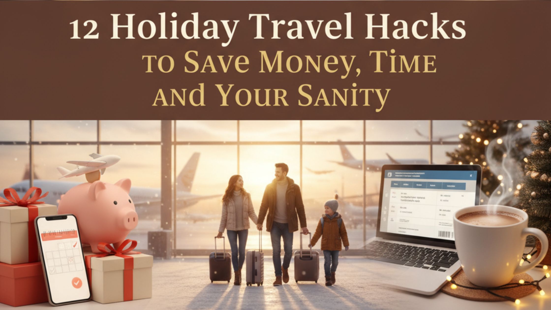 12 Holiday Travel Hacks to Save Money, Time, and Your Sanity