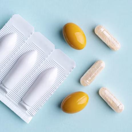 Tablets vs suppository visual