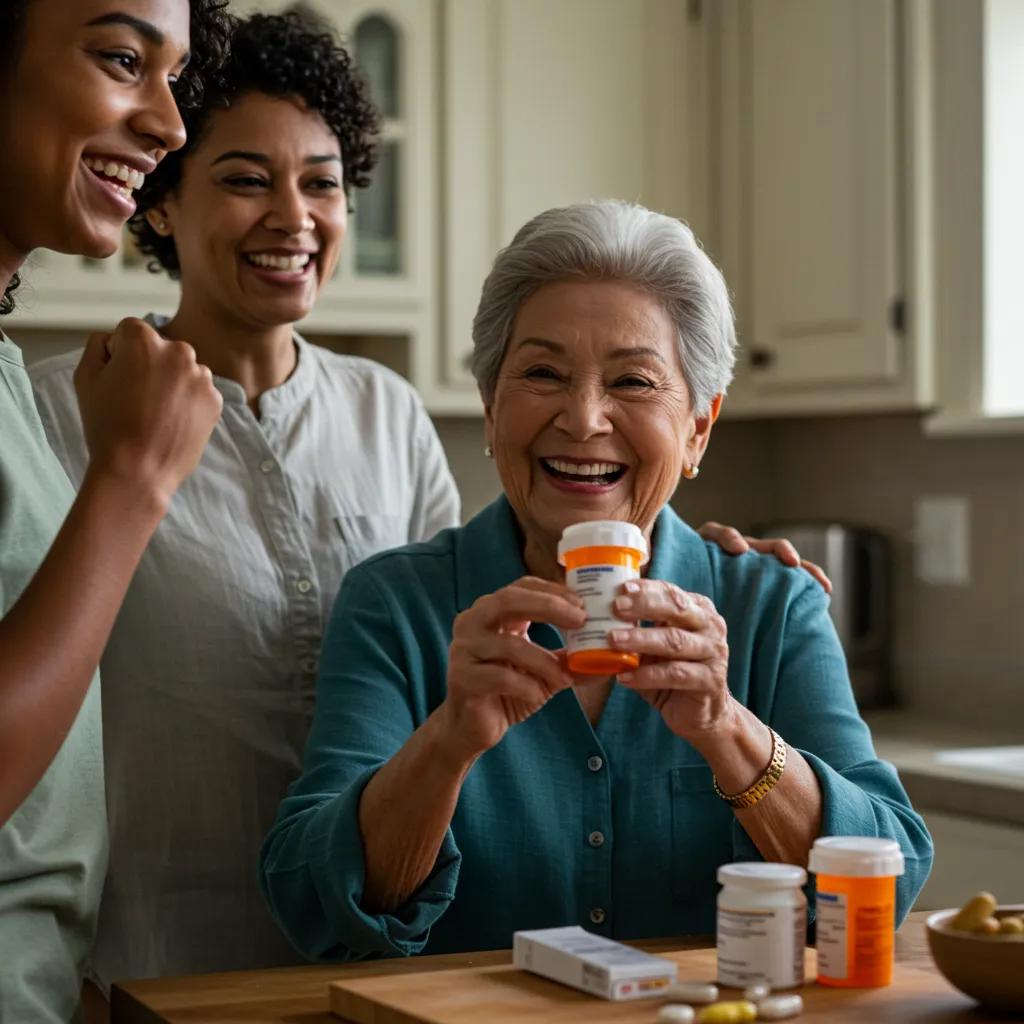 Joyful Savings — Sharing a Moment Over Medication Savings