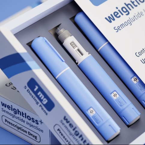 5 dosing pens each of a Semiglutin drug 