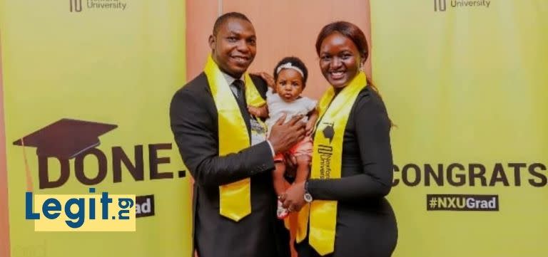 Nigerian couple celebrate after graduating at the same time despite going through challenges