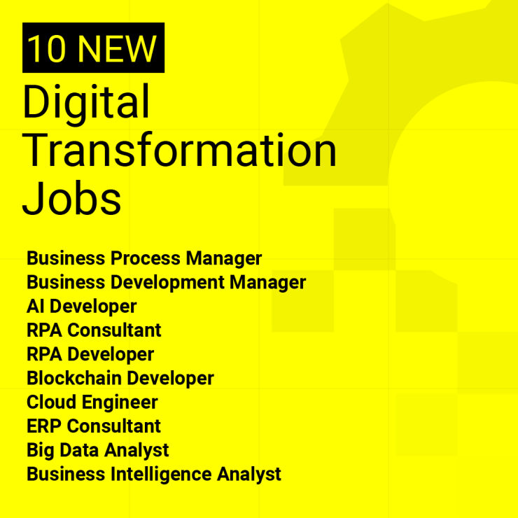 10 new digital transformation jobs and careers