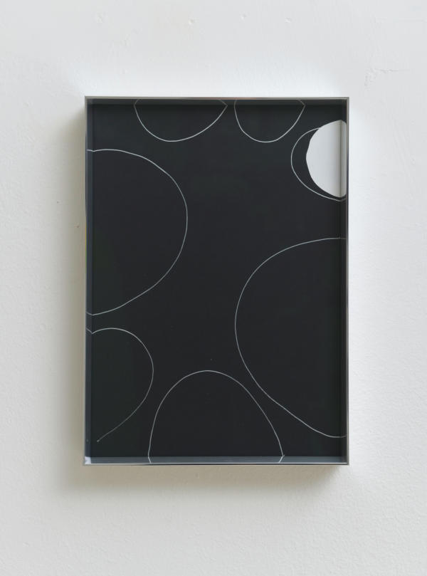 Black white papercut framed 