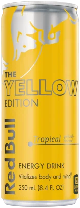Packshot of Red Bull Yellow Tropical Edition