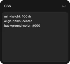 This is the custom CSS editor. You can insert custom CSS code in the editor. toddle will automatically adjust the settings in the styling panel. 