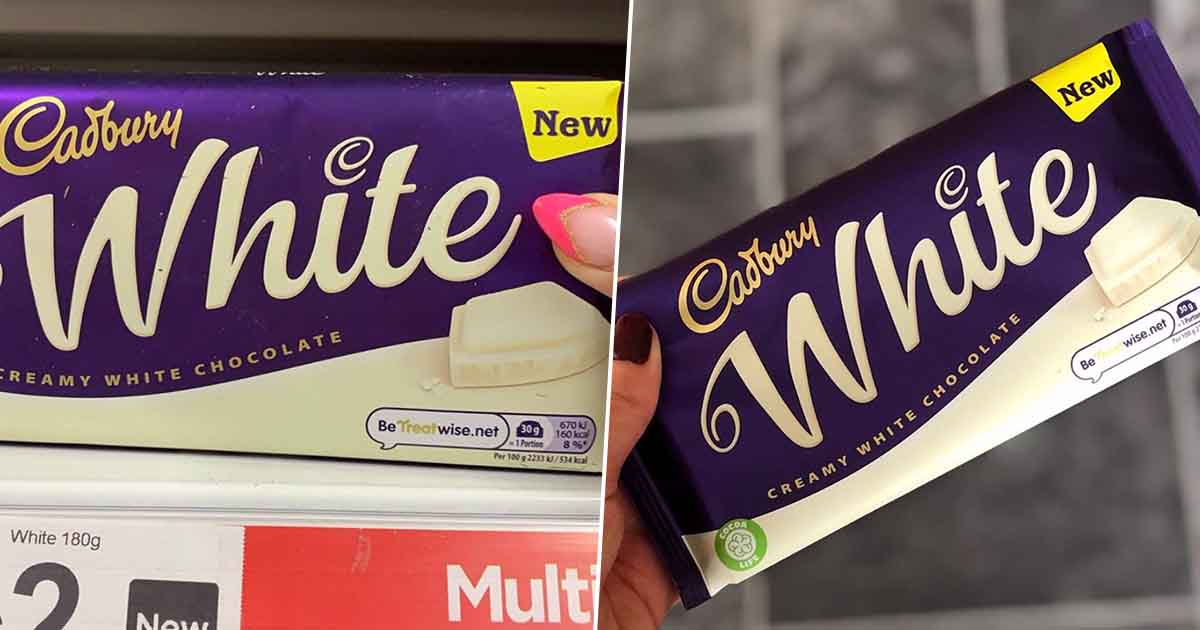 White Chocolate Cadbury Dairy Milk Bars Are Now Available In The UK TOTUM