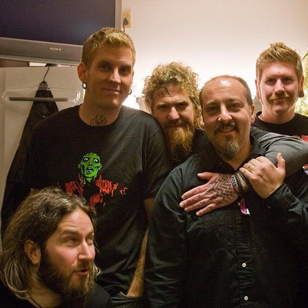 Mastodon and manager Nick John Mastodon and manager Nick John