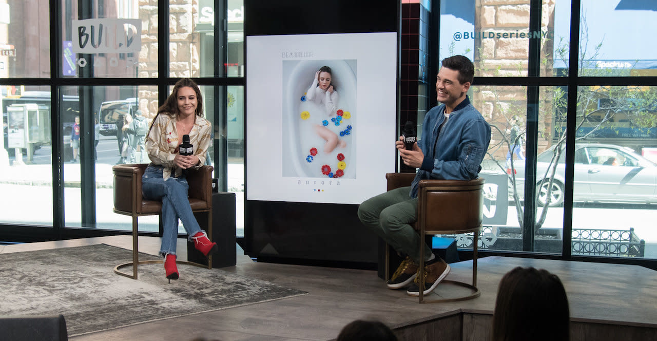 Kevan Kenney Interviewing Bea Miller, Photo by Mike Pont Kevan Kenney Interviewing Bea Miller, Photo by Mike Pont