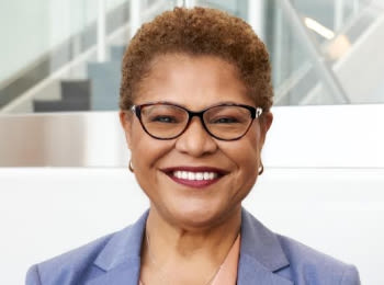 Headshot of Karen Bass