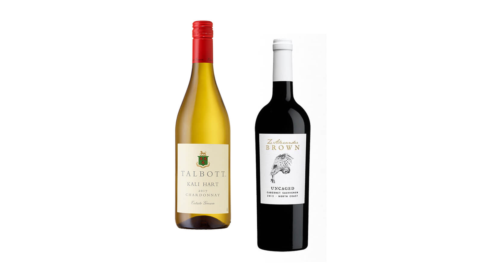 Talbott Kali Hart Chardonnay & Z Alexander Brown Uncaged Cabernet Sauvignon