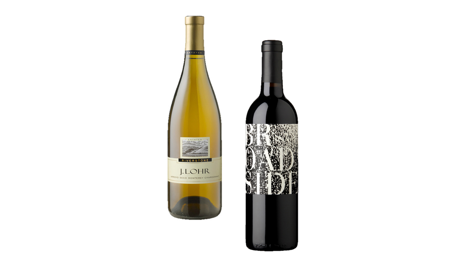 J Lohr Riverstone Chardonnay & Broadside Printers Alley Proprietary Red