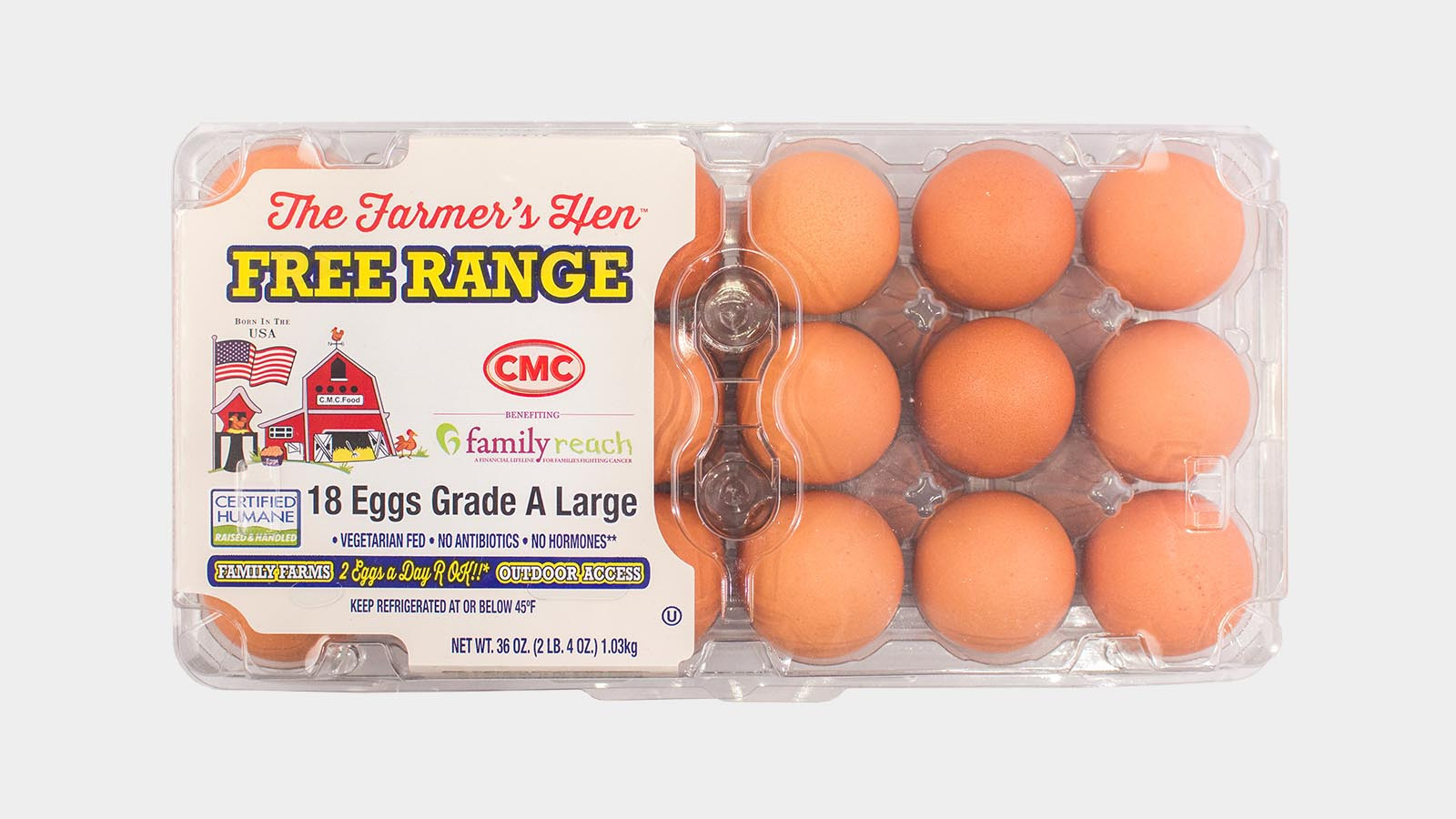 Farmer's Hen House Free-Range Brown Eggs