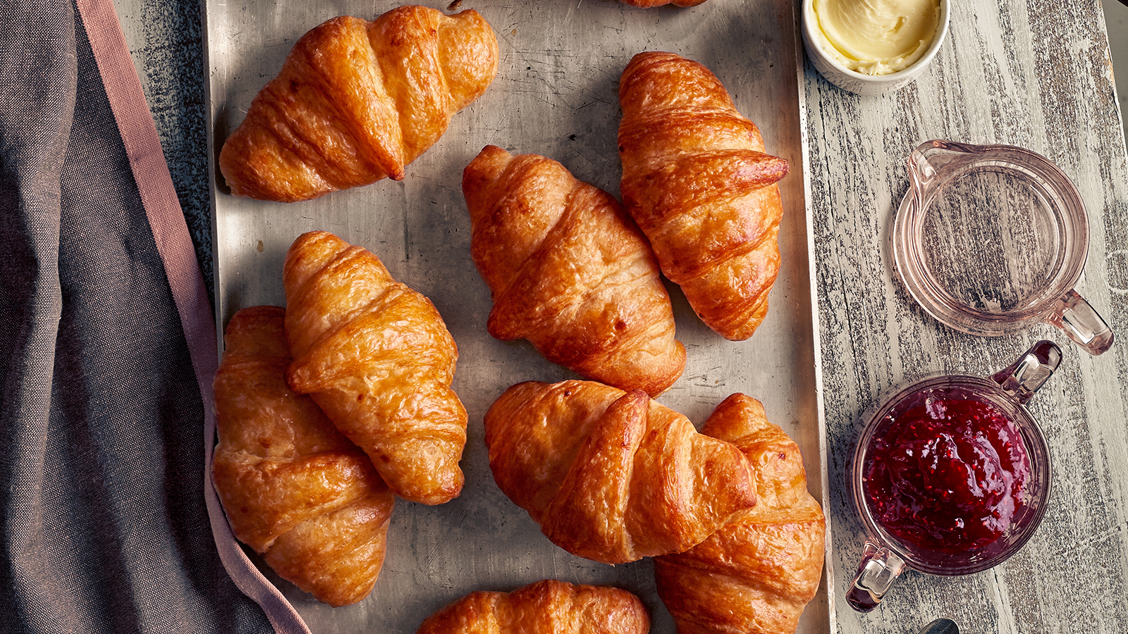 Fresh Baked Mini Croissants