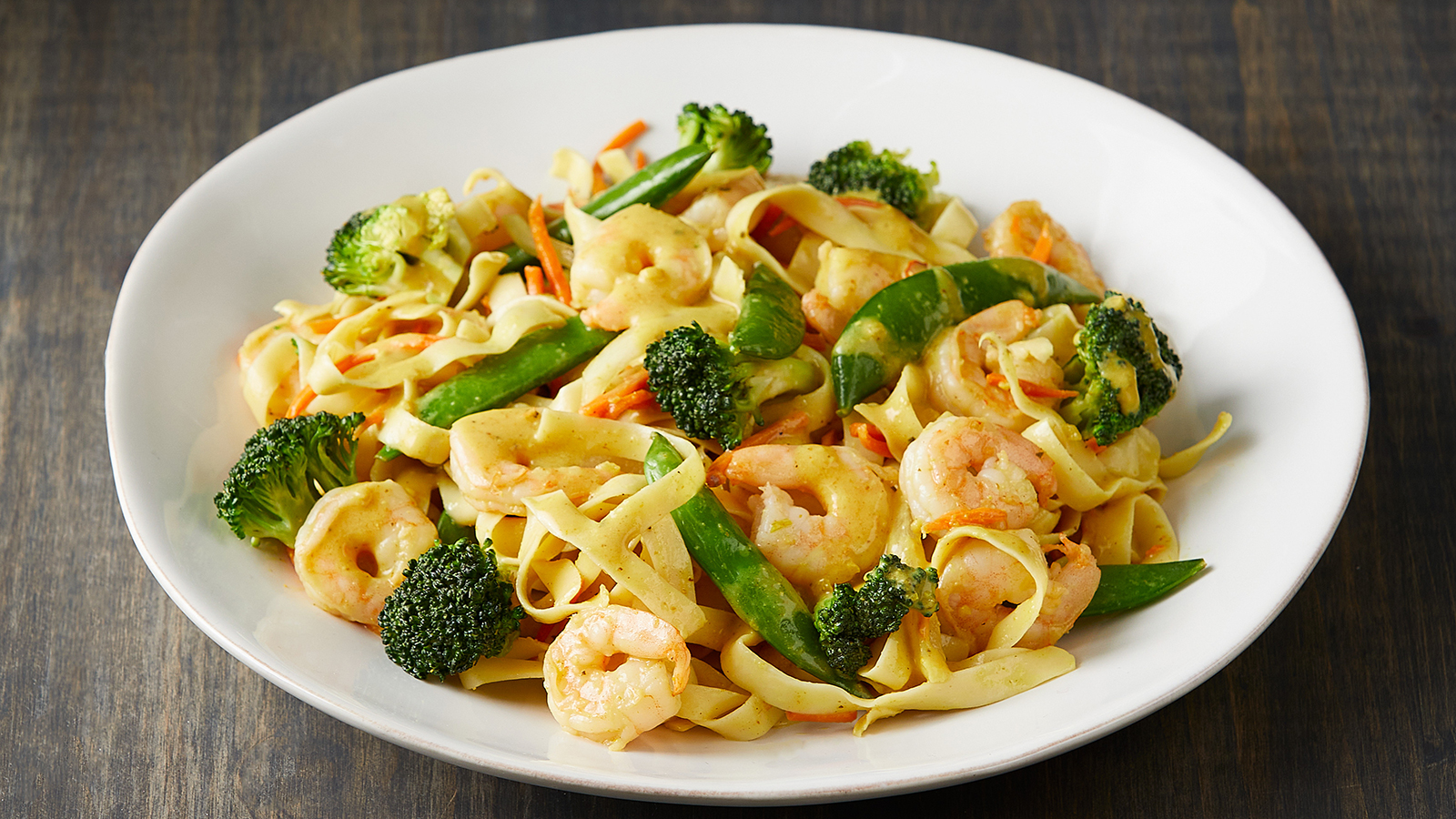 Thai Coconut Shrimp with Vegetables & Noodles