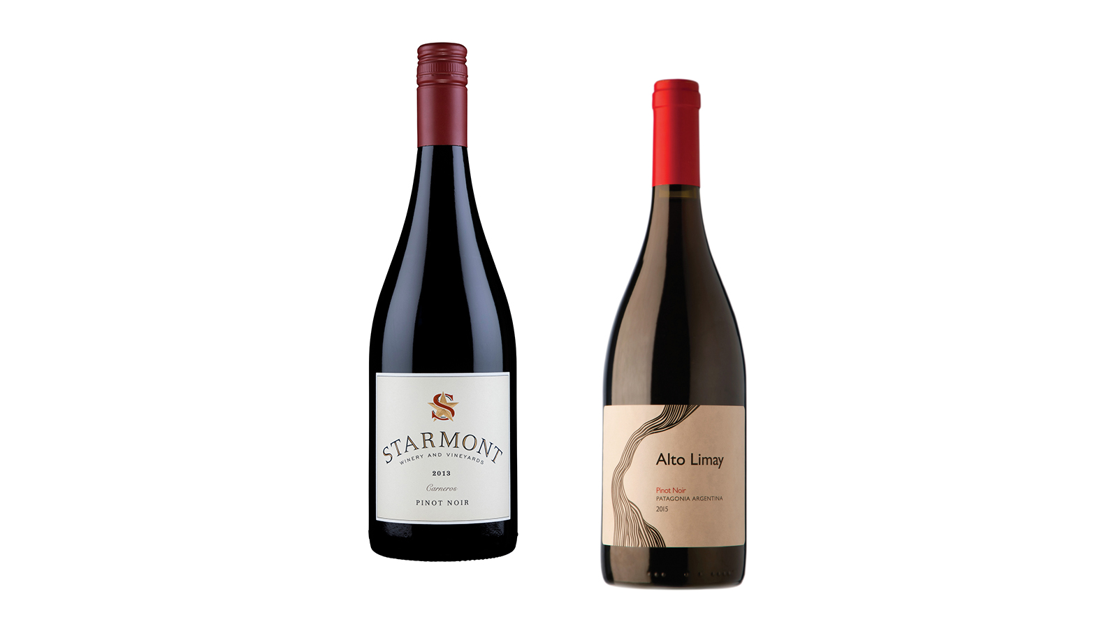 Pinot Noir bottles