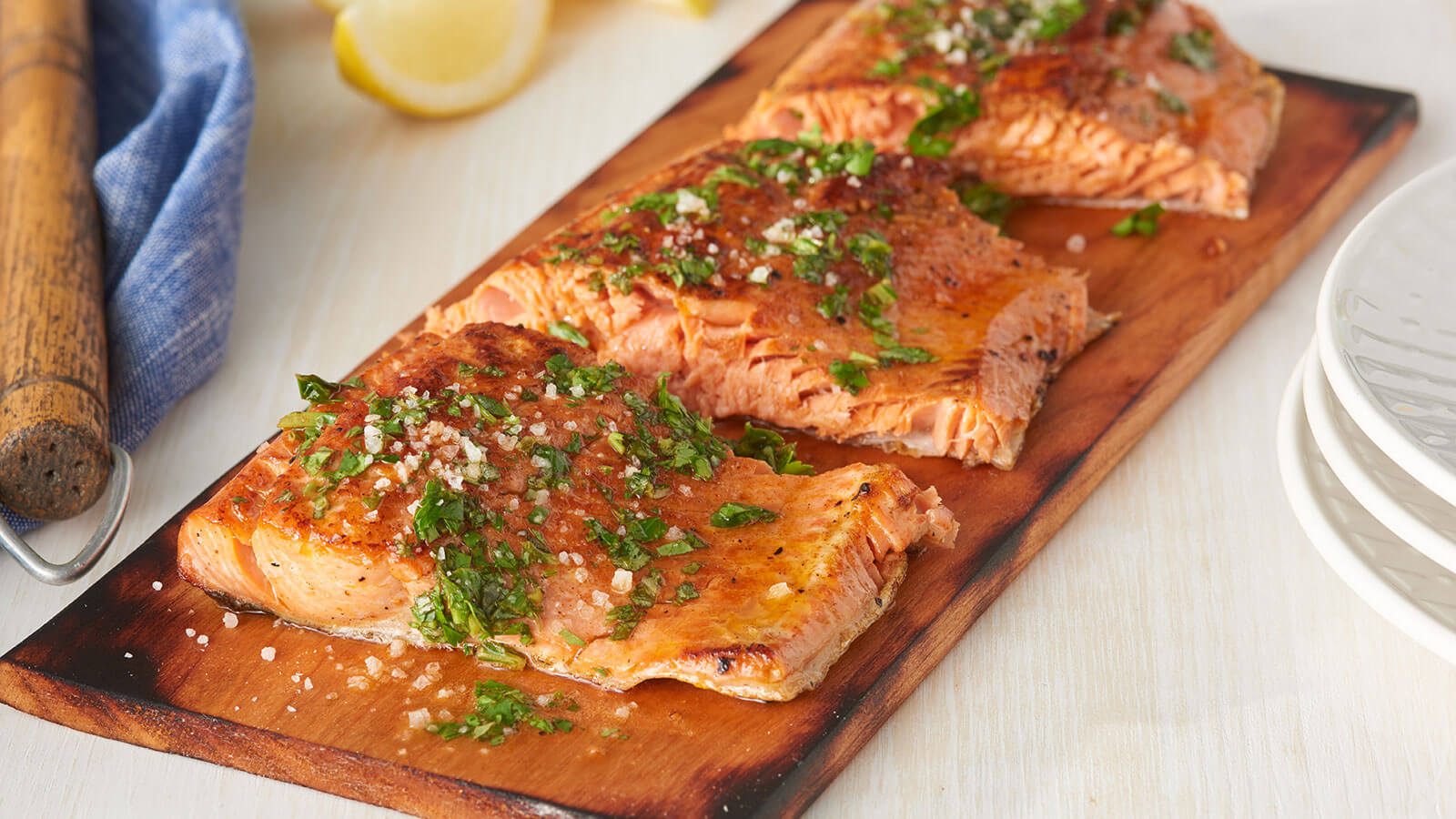 Herbed Cedar Grilled Salmon Recipe The Fresh Market The