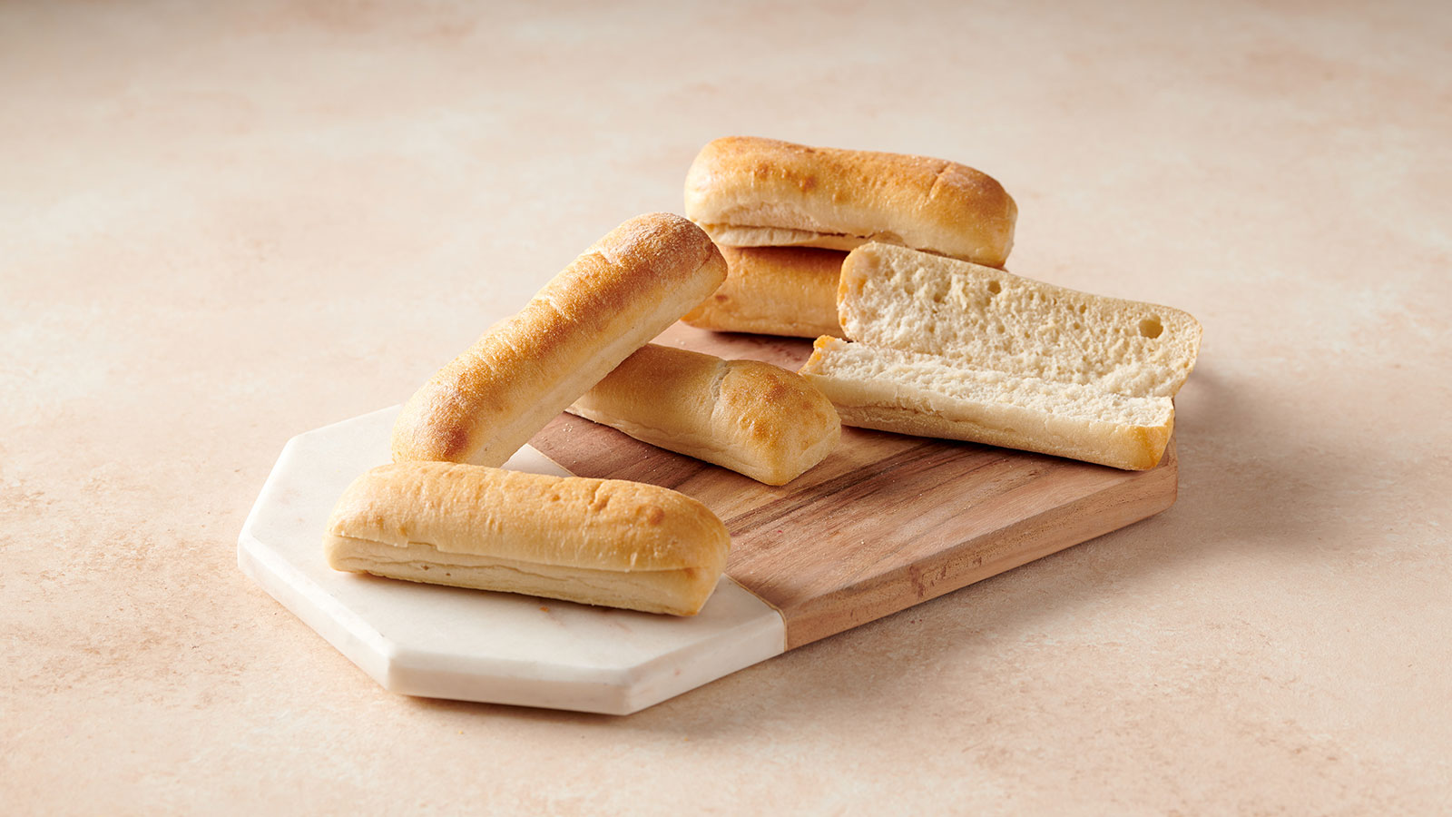 Ciabatta Hot Dog Buns