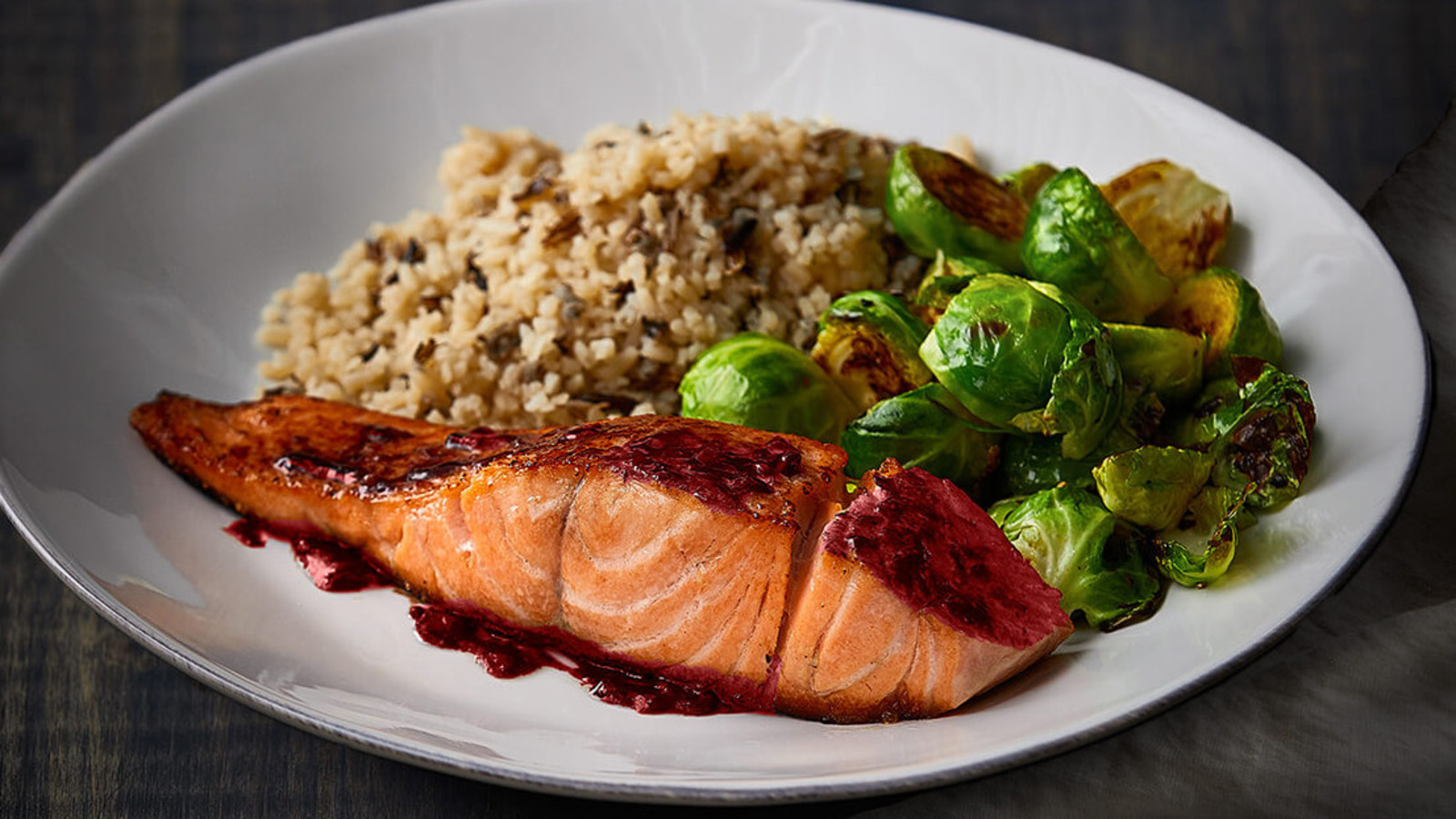 Cherry Port Glazed Salmon