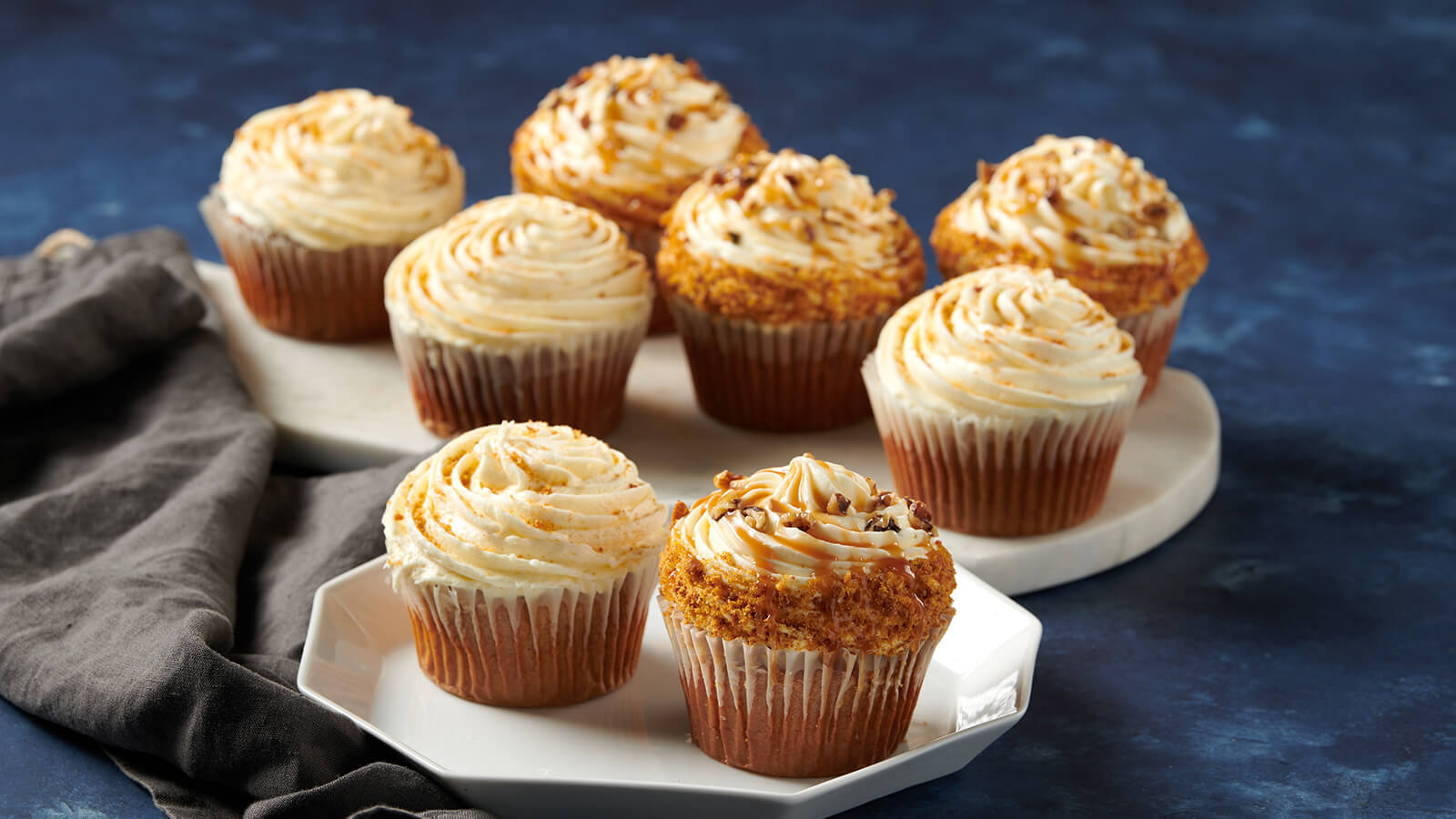 Pumpkin Cupcake & Sweet Potato Cupcake
