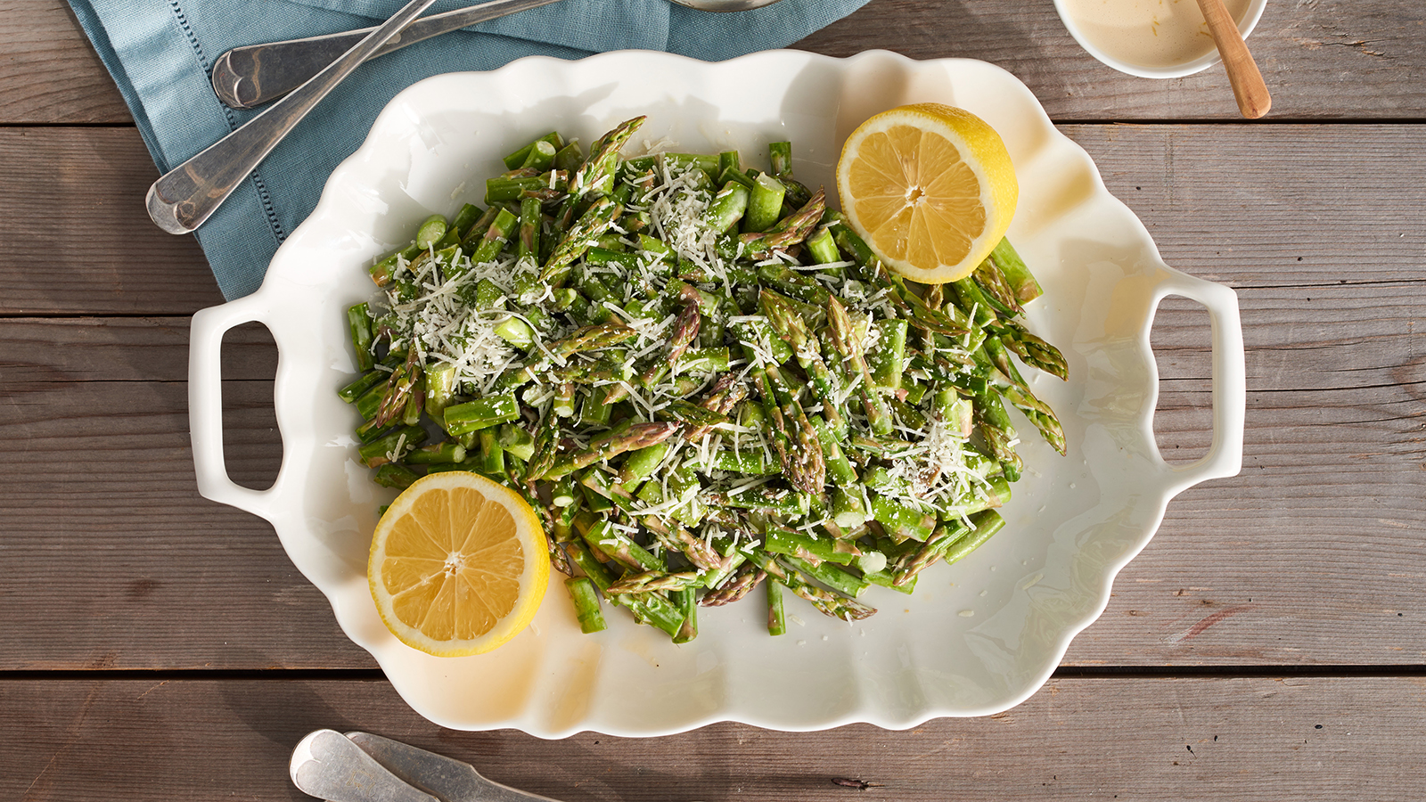 asparagus caeser salad