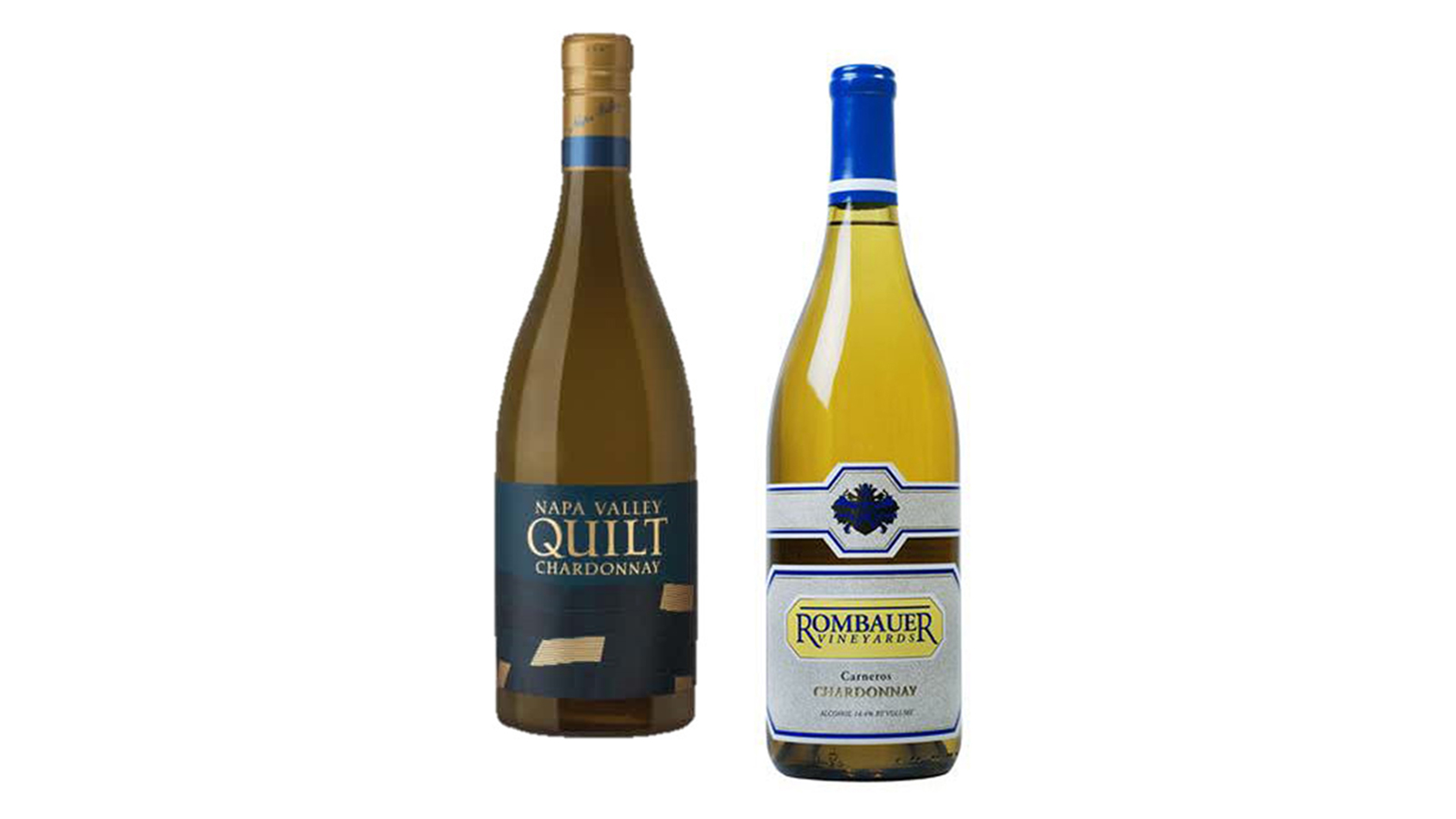 Quilt Napa Valley Chardonnay and Rombauer Chardonnay