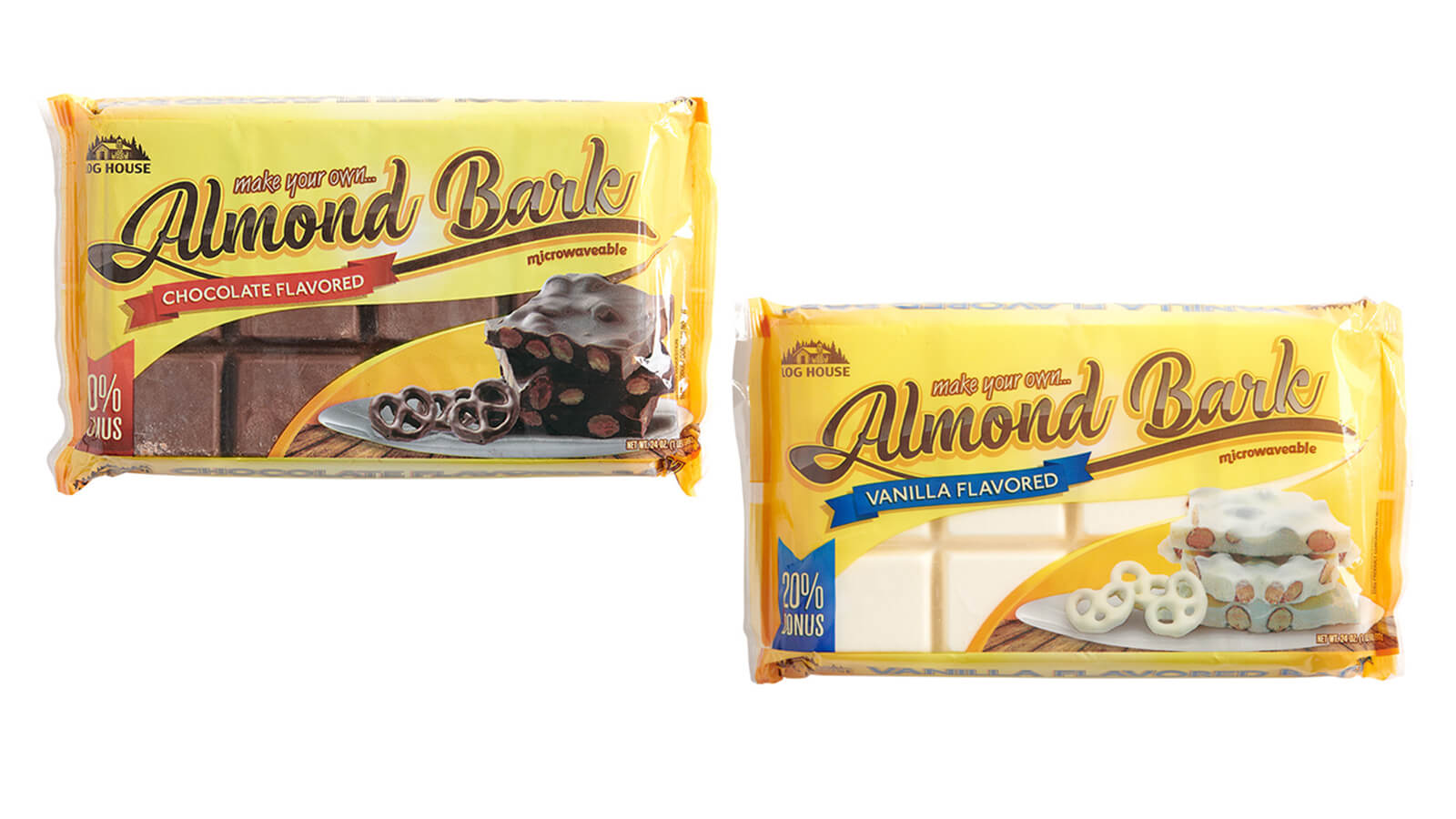 Log House Almond Bark