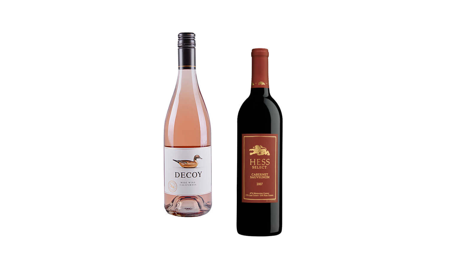 Decoy Rosé & Hess Select Cabernet Sauvignon