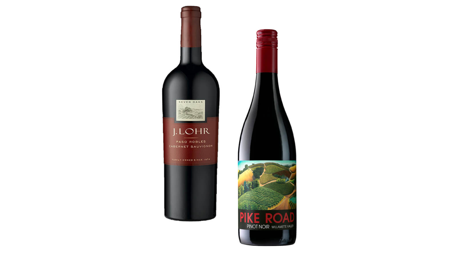 J Lohr Seven Oaks Cabernet Sauvignon & Pike Road Pinot Noir