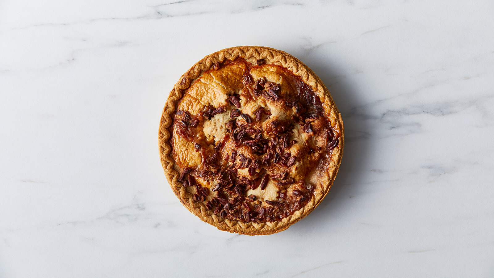 Peach Praline Pie