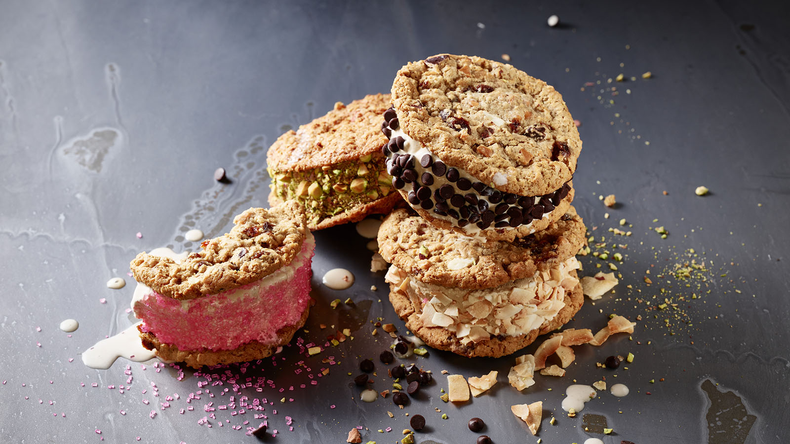 Ice Cream pick me up Sandwiches