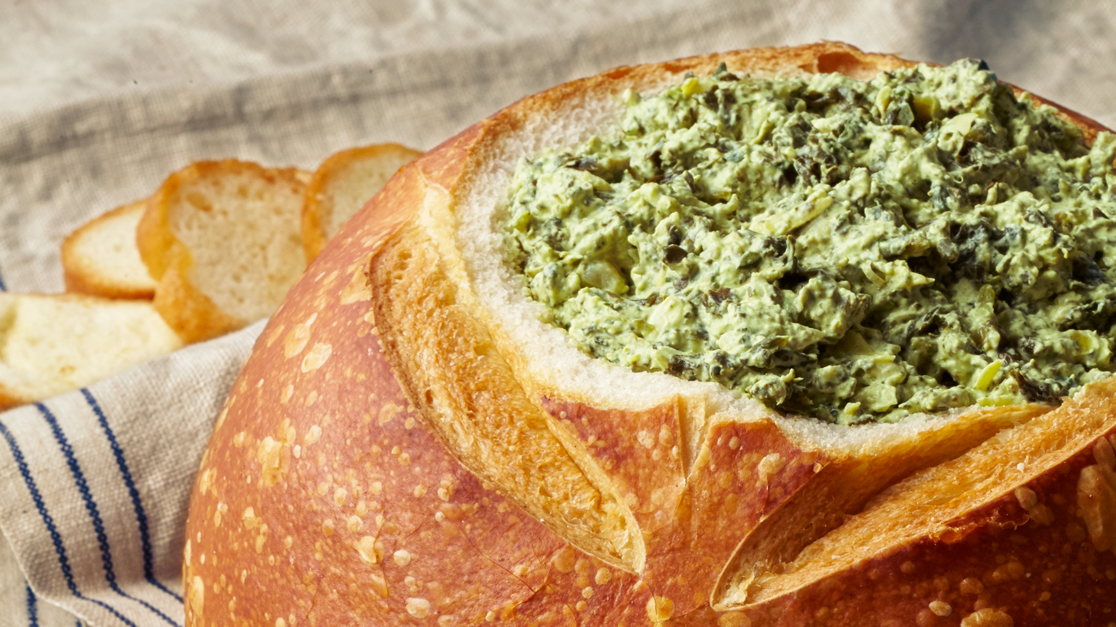 Sourdough Boule with Dip